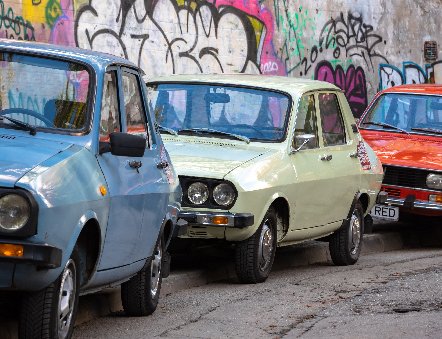 Vintage Dacia-Tour-Bucharest